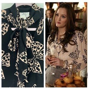 Blair Waldorf Milly Blouse Top Gossip Girl Size 4